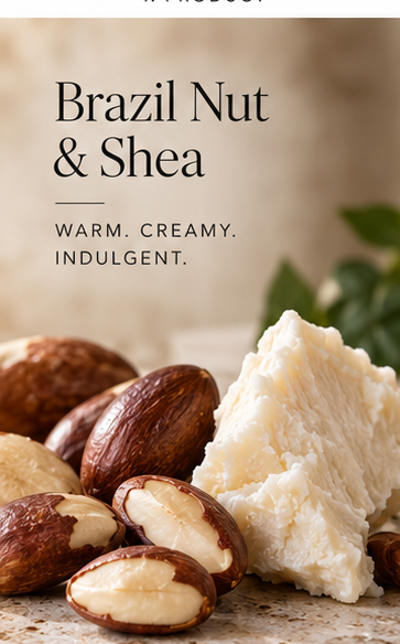 Vitasana Brazil Nut + Shea Body Wash with its key natural ingredients