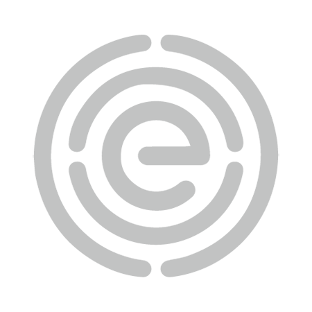 Icon: a gray outline of a labyrinth, with an “e” in the center.